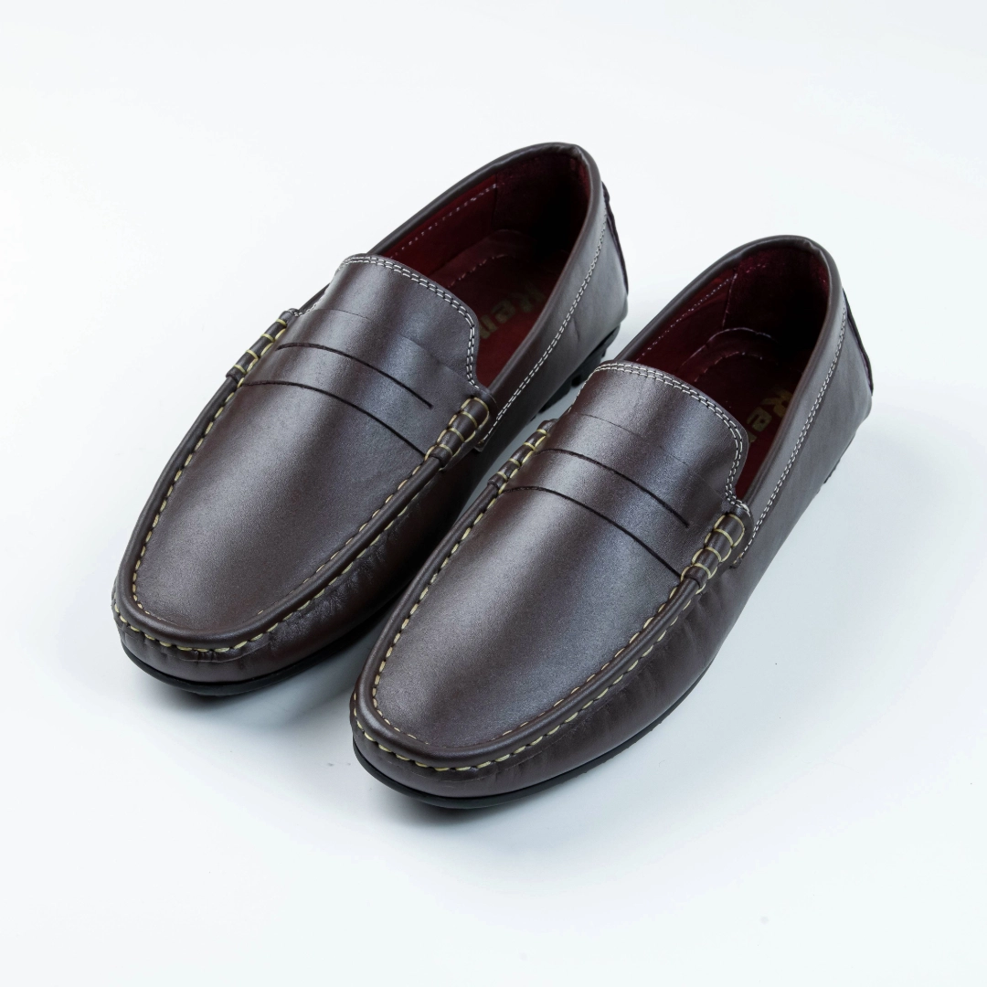 Reno Leather Loafer-Chocolate-RL3045